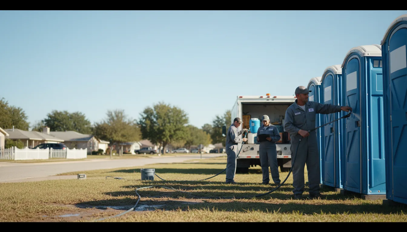 Long-Term Portable Toilet Rental in Lisbon, ND near me